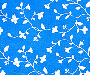 kleine Blumen blausilber
