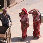 Menschen in Bhaktapur
